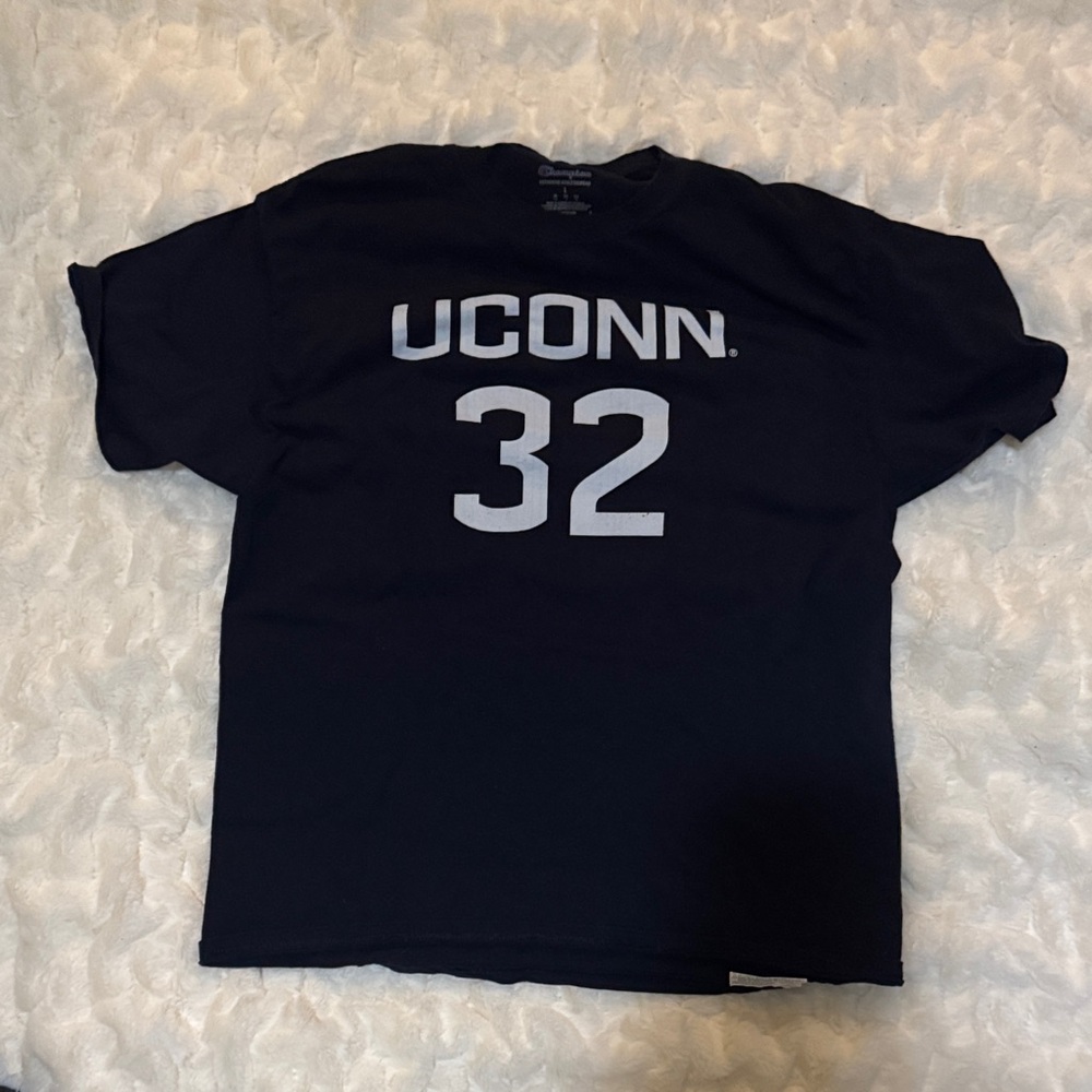 Champion Black UCONN 32 Tee